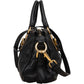 Prada Soft Leather Buckle Bauletto Handbag
