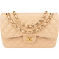 Chanel Jumbo Double Flap aus Lammleder – Vorderansicht