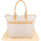 Louis Vuitton Monogram Damier Azur Saleya GM Shoulder Bag