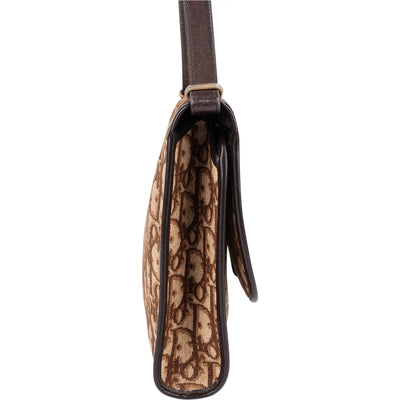 Christian Dior Trotter Monogram Single Flap Crossbody Bag