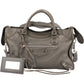 Balenciaga Grey Leather City Handbag