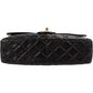 Chanel Soft Quilted Lambskin 24K Gold Medium Single Flap Crossbody Bag