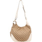 Gucci Monogram GG Canvas Britt G Hobo Shoulder Bag