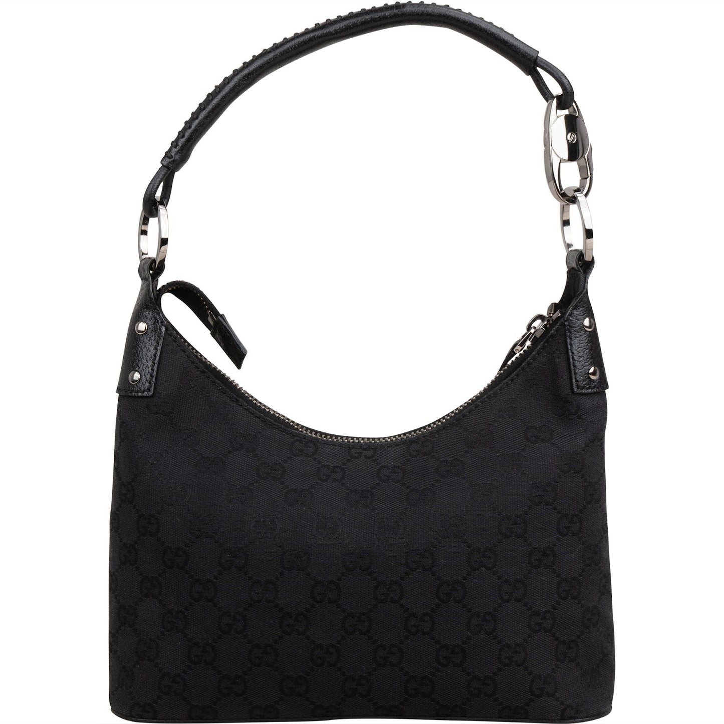 Gucci Monogram GG Canvas Small Hobo Shoulder Bag