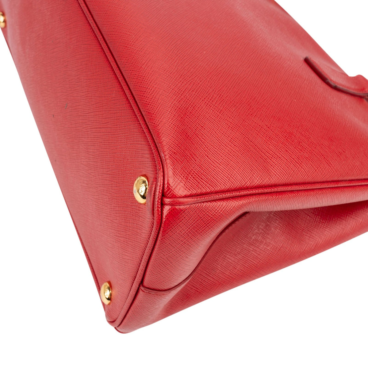 Prada Galleria aus rotem Saffiano-Leder – Ansicht 7