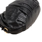 Miu Miu Vitello Lux Leather Pleated Hobo Handbag