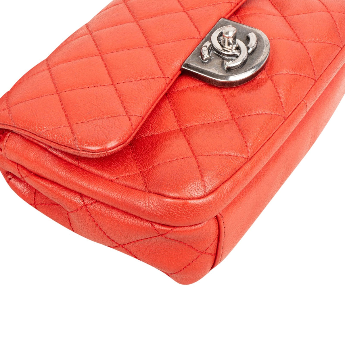 Chanel Quilted Stitched Goatskin Paris Seoul Double Carry Small Single Flap Crossbody Bag