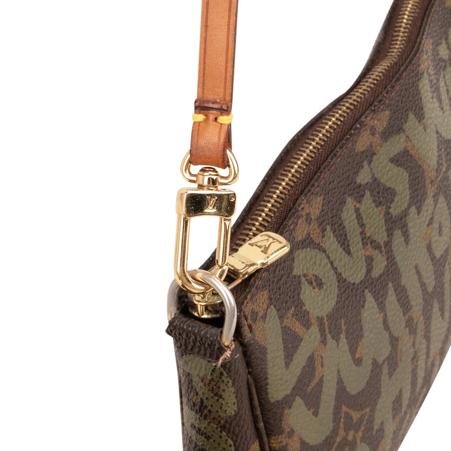 Louis Vuitton Limited Monogram Graffiti Pochette Accessoire Handbag