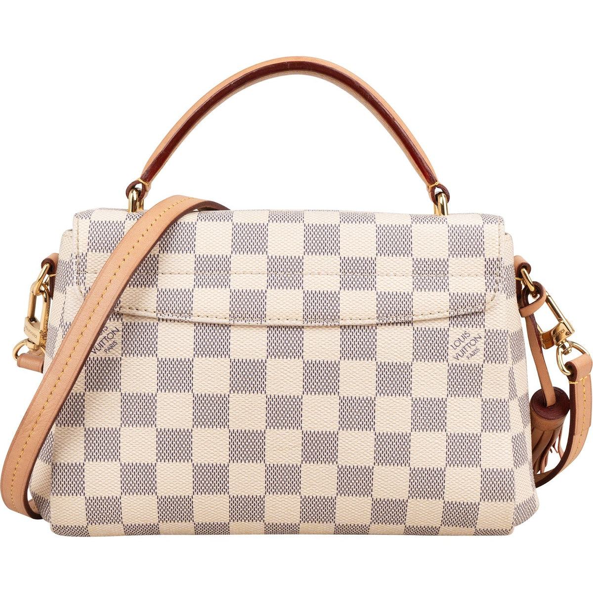 Louis Vuitton Monogram Damier Azur Canvas Croisette Handbag