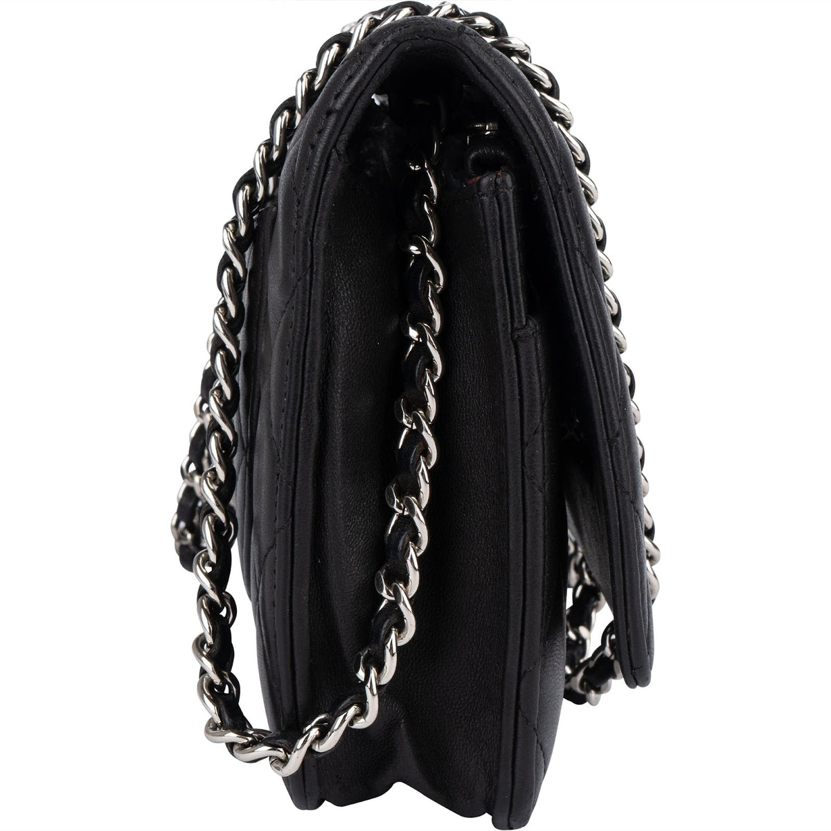Chanel Quilted Lambskin Wallet On Chain Crossbody Bag