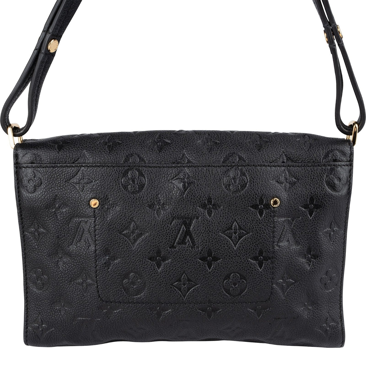 Louis Vuitton Noir Monogram Empreinte Leather Fascinante Crossbody Bag