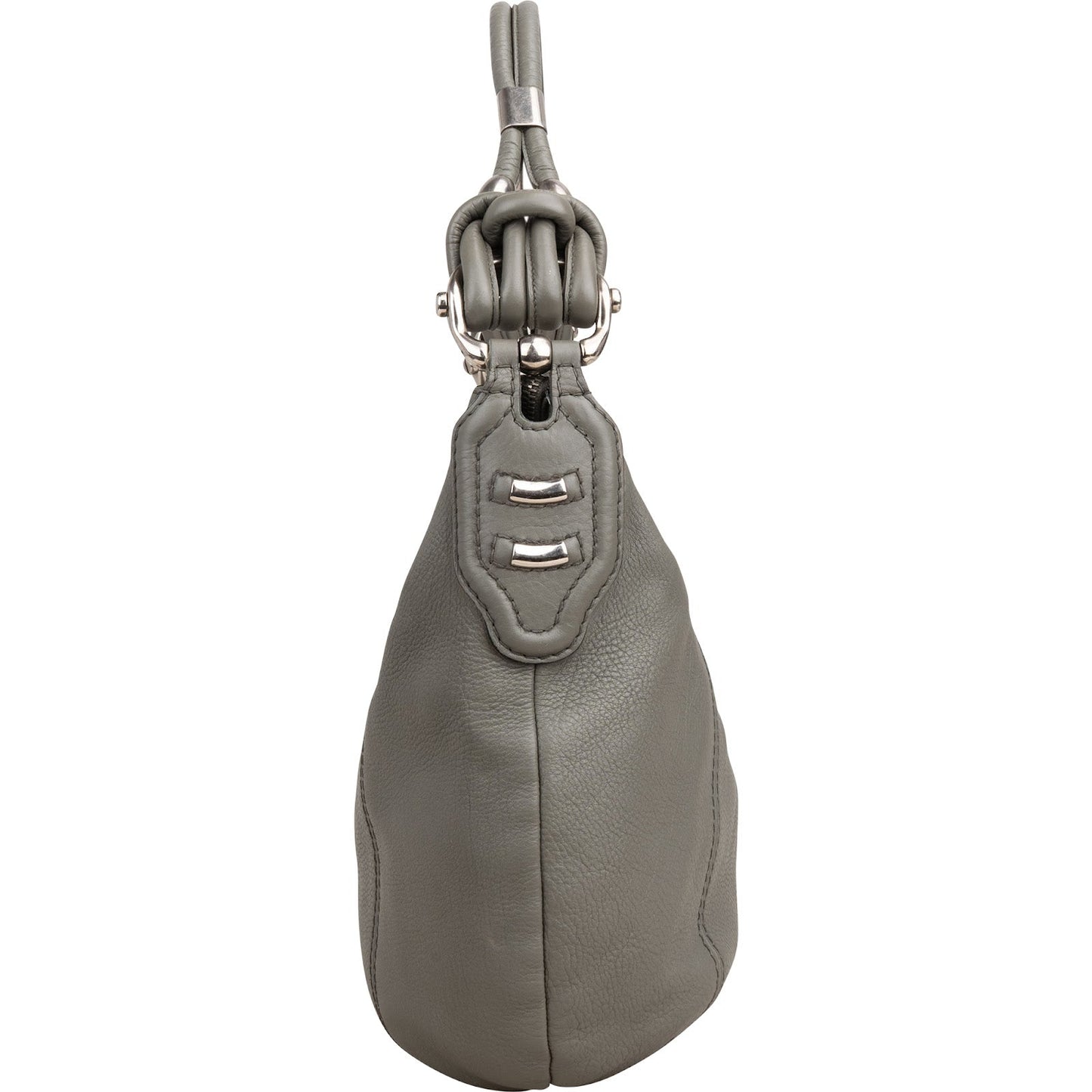 Gucci Pebbled Leather Horsebit Hobo Shoulder Bag
