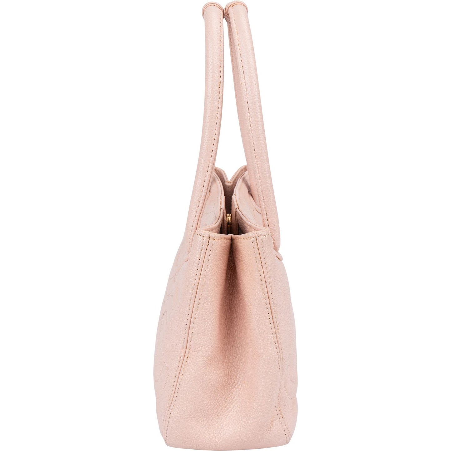 Chanel Caviar Leather Triple CC Small Tote Handbag