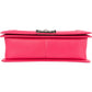 Chanel Quilted Lambskin Single Flap  Boy Crossbody Bag