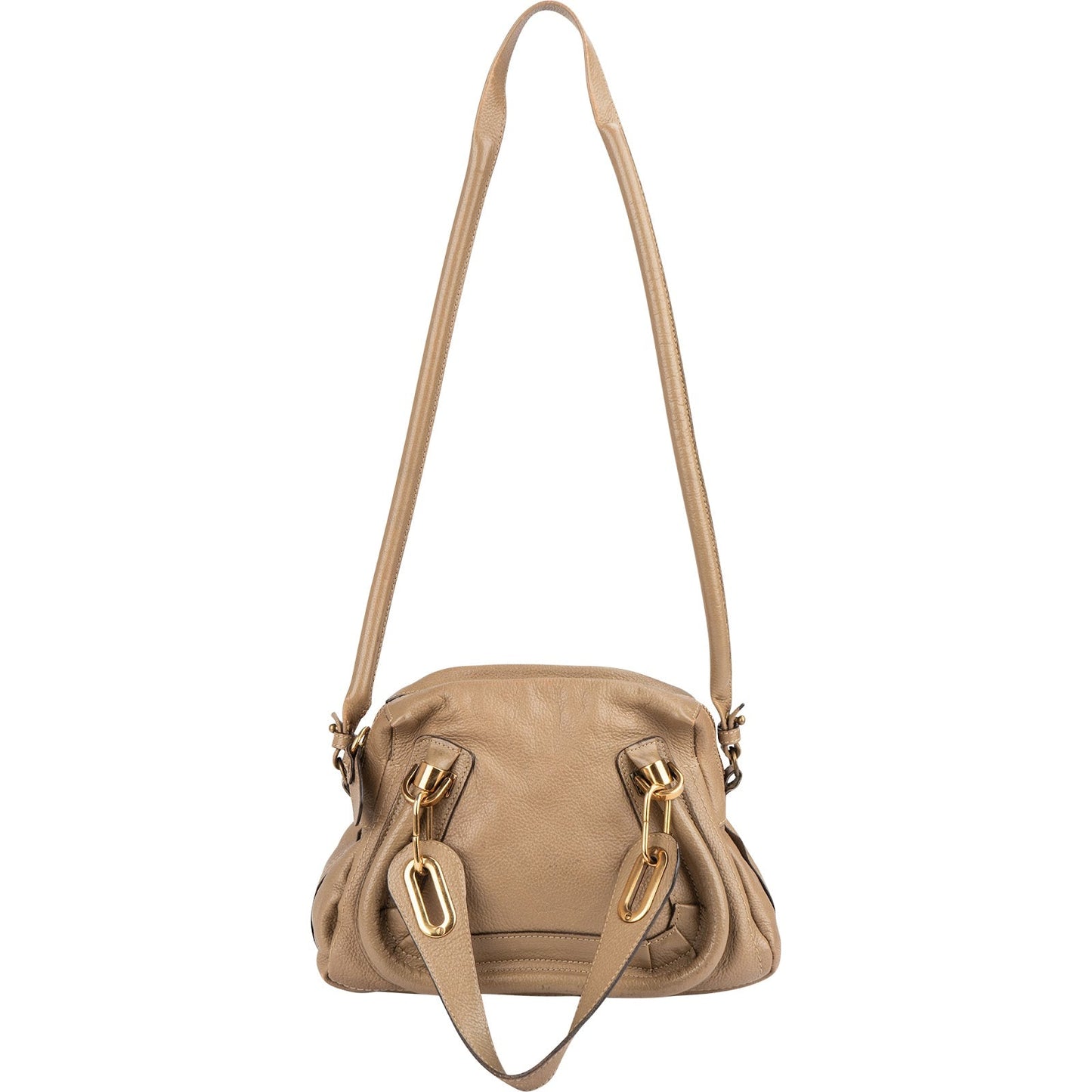 Chloé Pebbled Leather Paraty Handbag