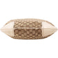Gucci Monogram GG Canvas Web Detail Hobo Shoulder Bag