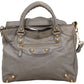 Balenciaga Grey Leather City Jumbo Handbag