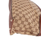 Gucci Monogram GG Canvas Woven Handle Babouska Tote Shoulder Bag
