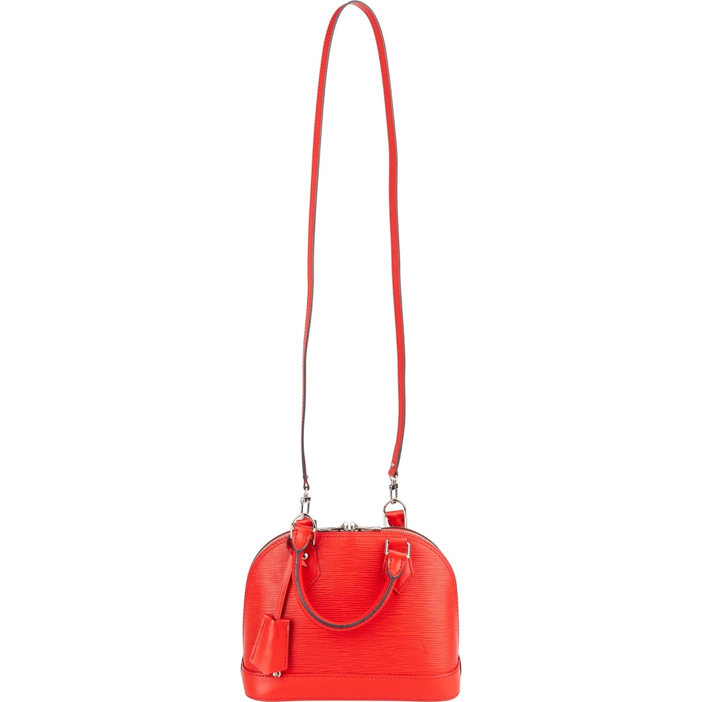 Louis Vuitton Red Epi Leather Alma BB Handbag