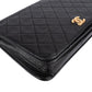 Chanel Quilted Lambskin CC Single Flap Shoulder Bag