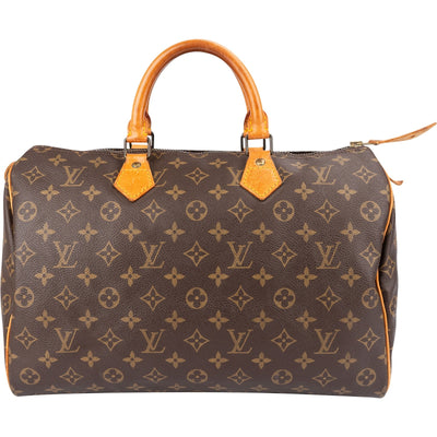 Louis Vuitton Monogram Canvas Speedy 35 Handbag
