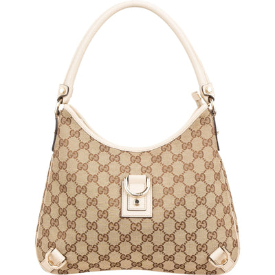 Gucci Monogram GG Canvas Abbey D-Ring Shoulder Bag
