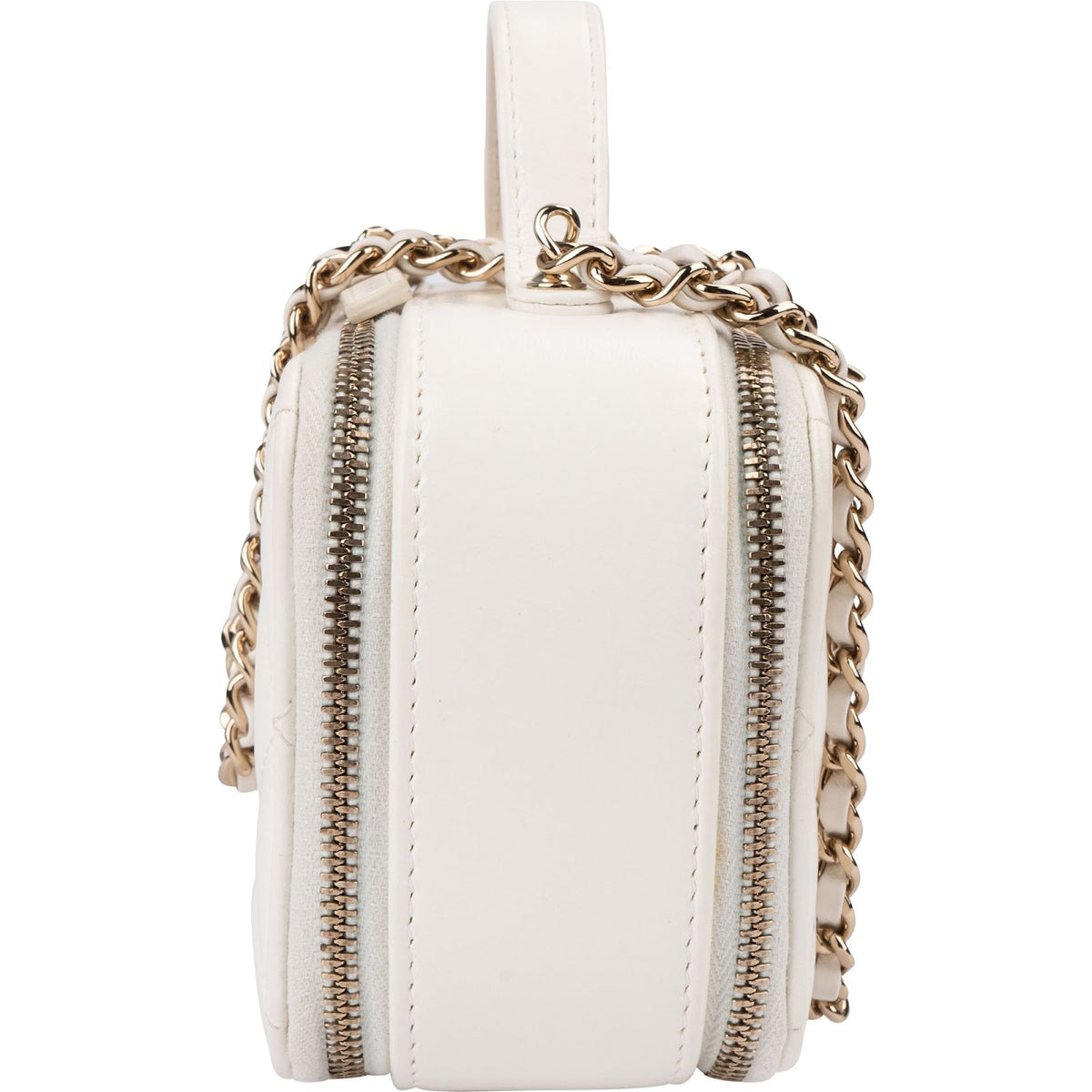 Chanel Quilted Lambskin Vanity Chain Crossbody Handbag
