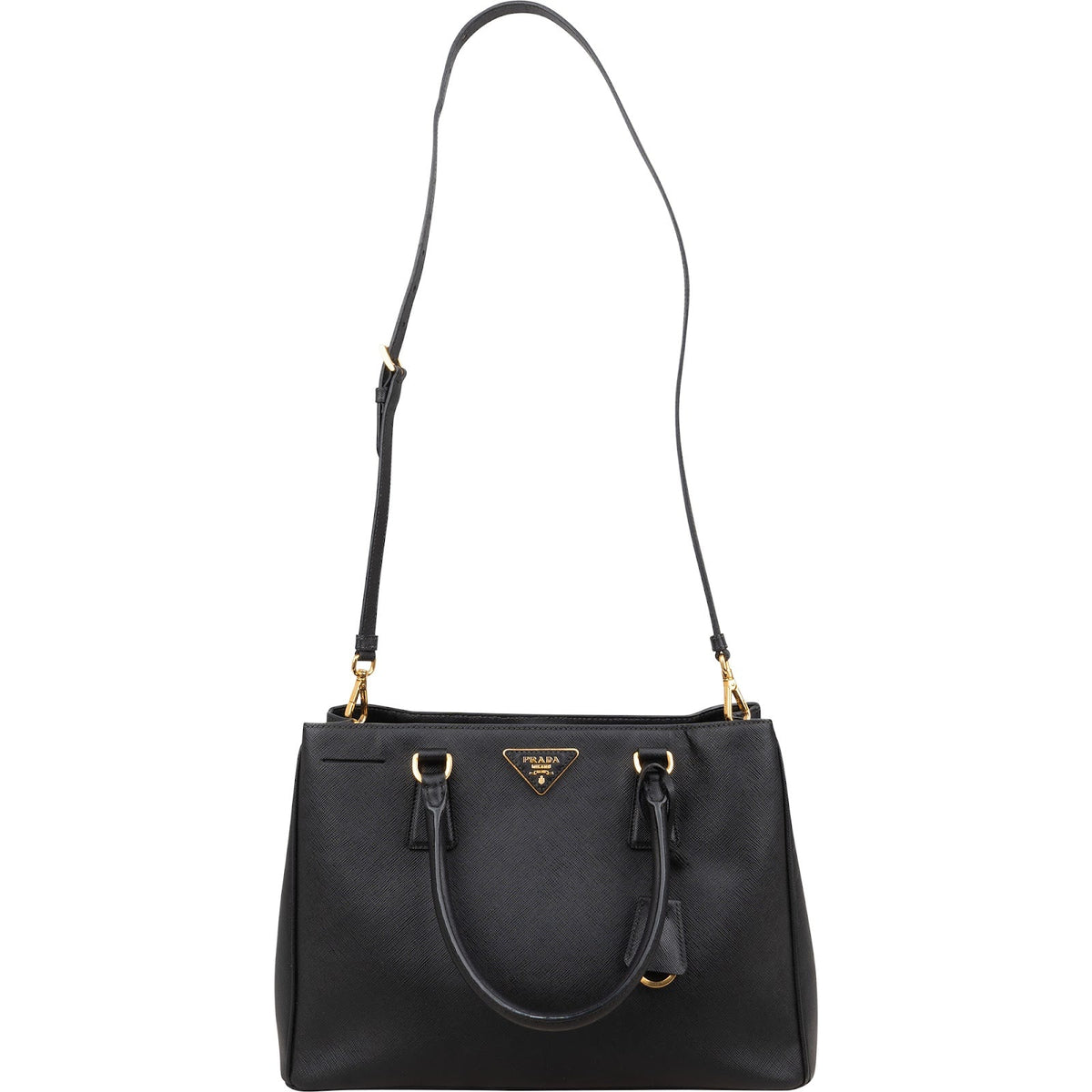 Prada Saffiano Leather Galleria Tote Handbag