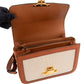 Celine Canvas & Calfskin Teen Triomphe Crossbody Bag