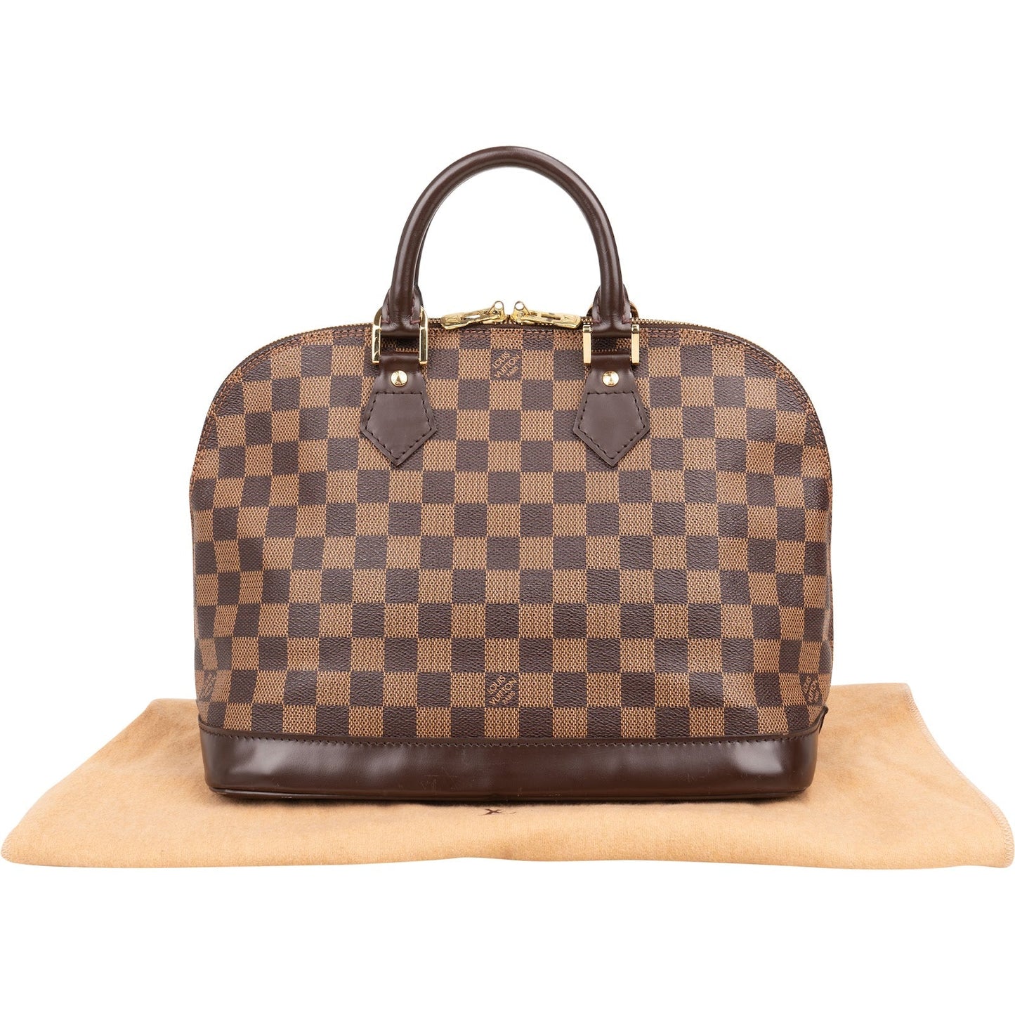 Louis Vuitton Monogram Damier Ebene Alma PM Handbag