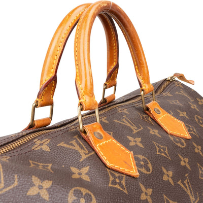 Louis Vuitton Monogram Canvas Speedy 40 Handbag