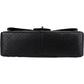 Chanel Quilted Caviar Leather Palladium Jumbo Singe Flap Crossbody Bag