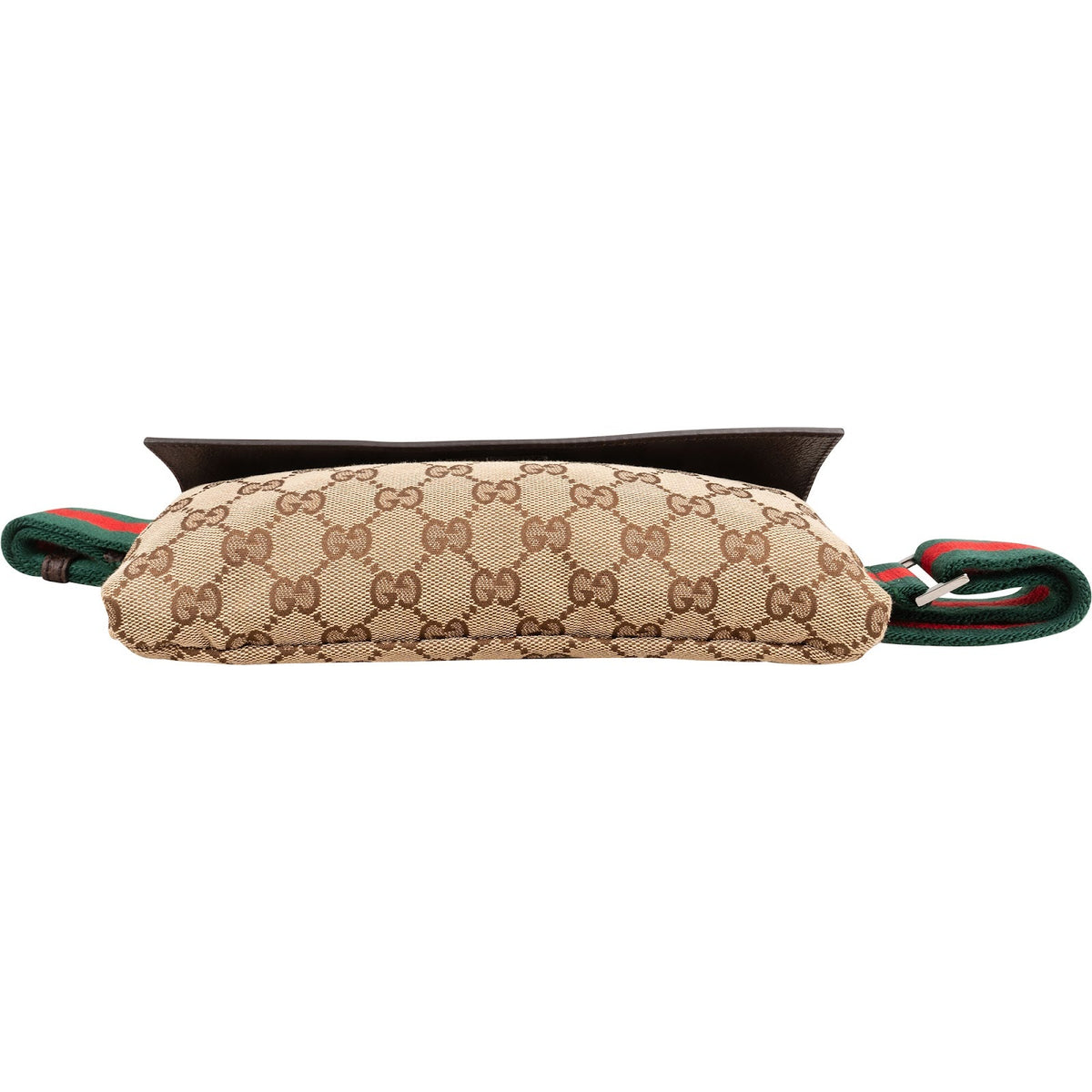 Gucci Monogram GG Canvas Web Belt Crossbody Bag