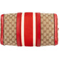 Gucci Monogram GG Canvas Vintage Web Boston Handbag