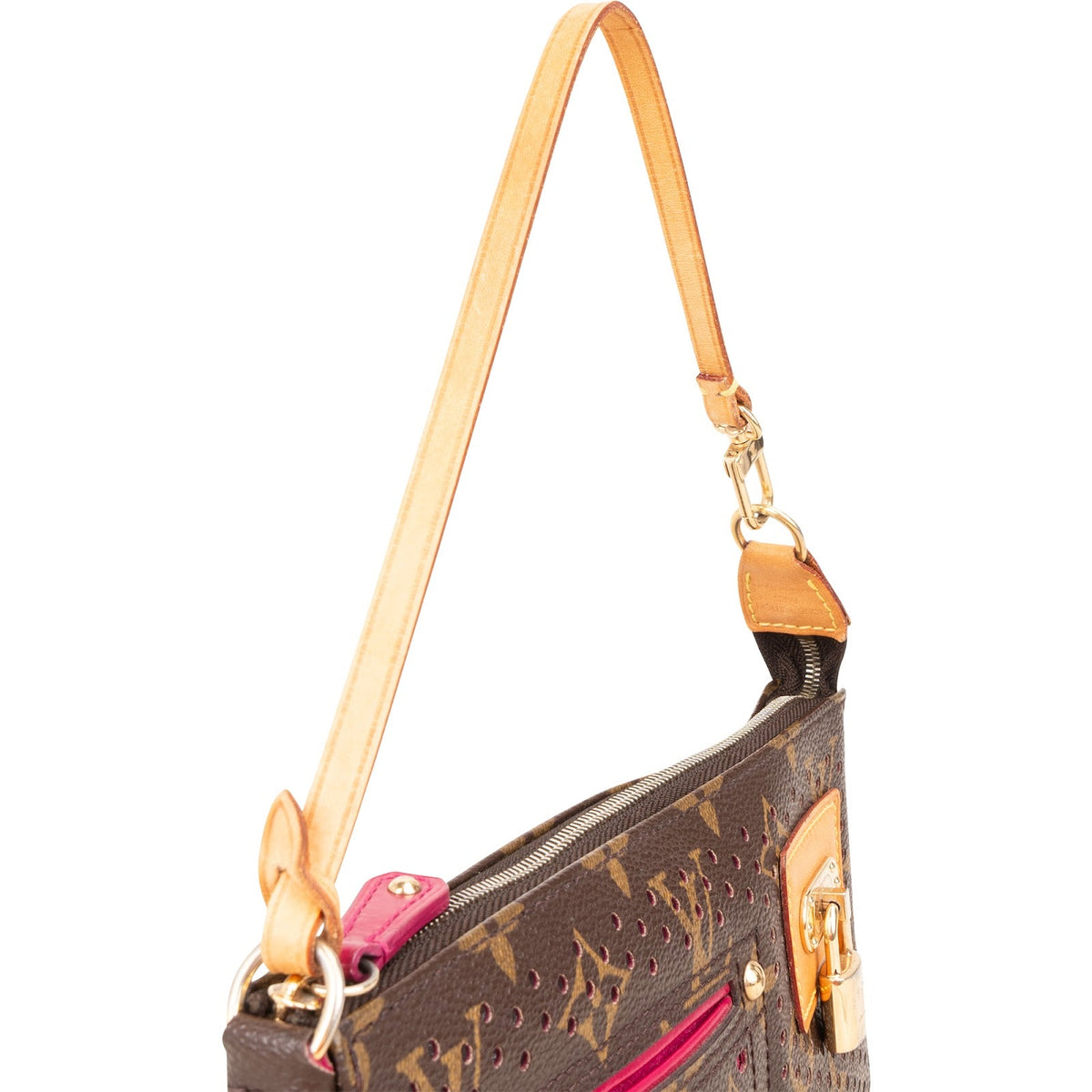 Louis Vuitton Limited Perforated Monogram Pochette Accessoires Handbag