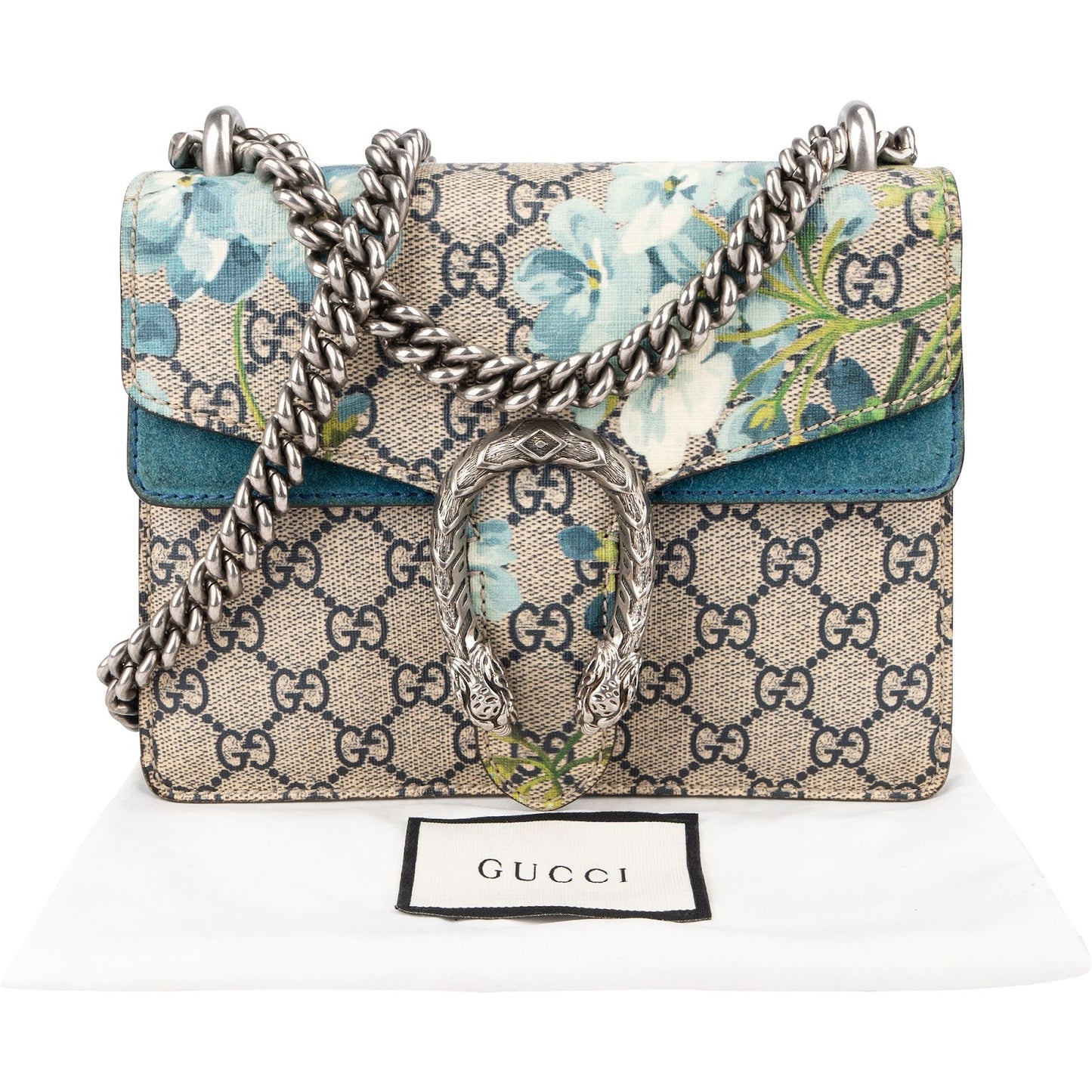 Gucci Monogram GG Supreme Blooms Dionysus Mini Crossbody Bag