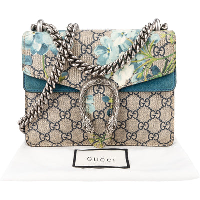 Gucci Monogram GG Supreme Blooms Dionysus Mini Crossbody Bag