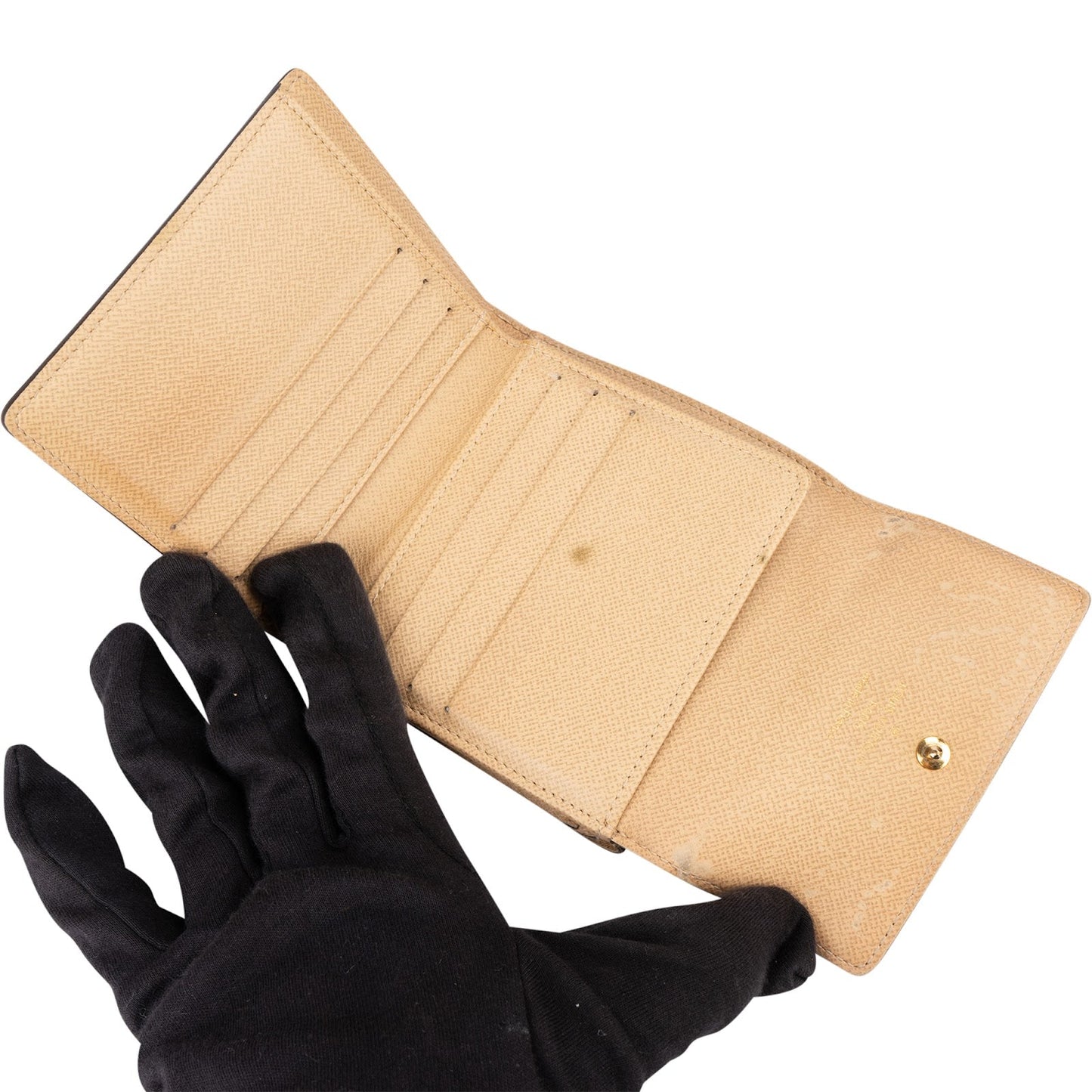 Louis Vuitton Canvas Monogram Stitched Dentelle Ludlow Elise Wallet