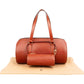Louis Vuitton Cognac Epi Leather Soufflot Set Handbag