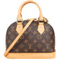Louis Vuitton Monogram Canvas Alma BB Crossbody Handbag