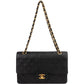 Chanel Quilted Lambskin 24K Gold Medium Double Flap Shoulder Bag