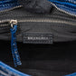 Balenciaga Croc-Embossed Leather Neo Cagole City Handbag