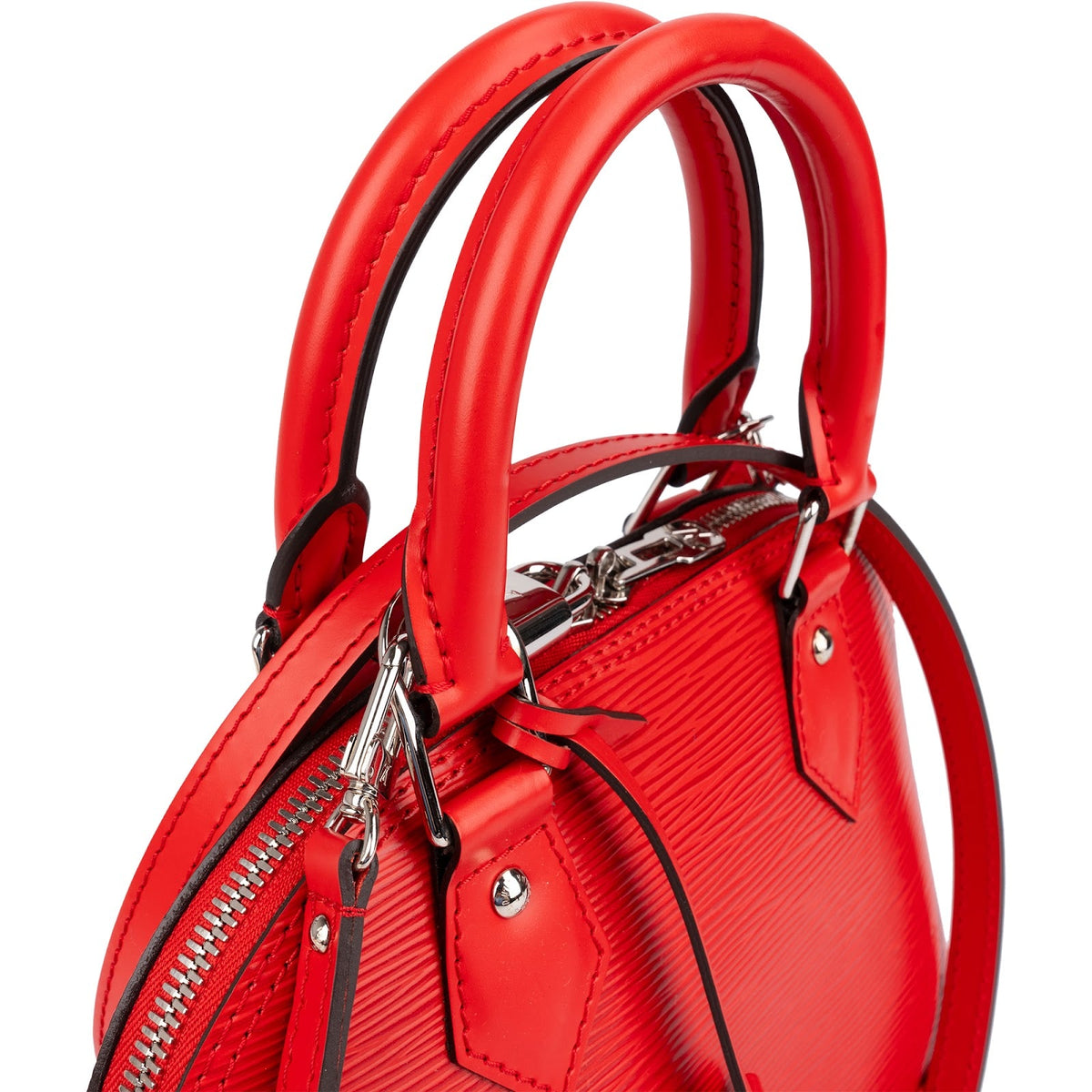 Louis Vuitton Alma BB aus rotem Epi-Leder – Ansicht 3