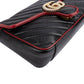 Gucci Monogram Matelassé Leather GG Marmont Crossbody Bag