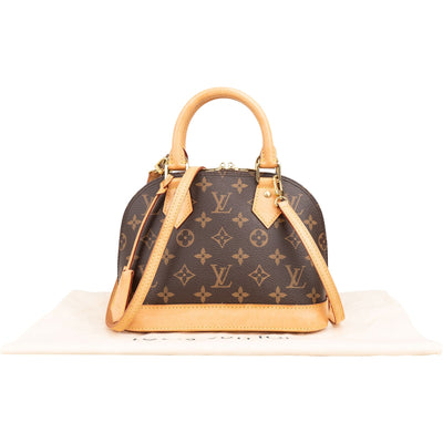 Louis Vuitton Monogram Canvas Alma BB Crossbody Handbag