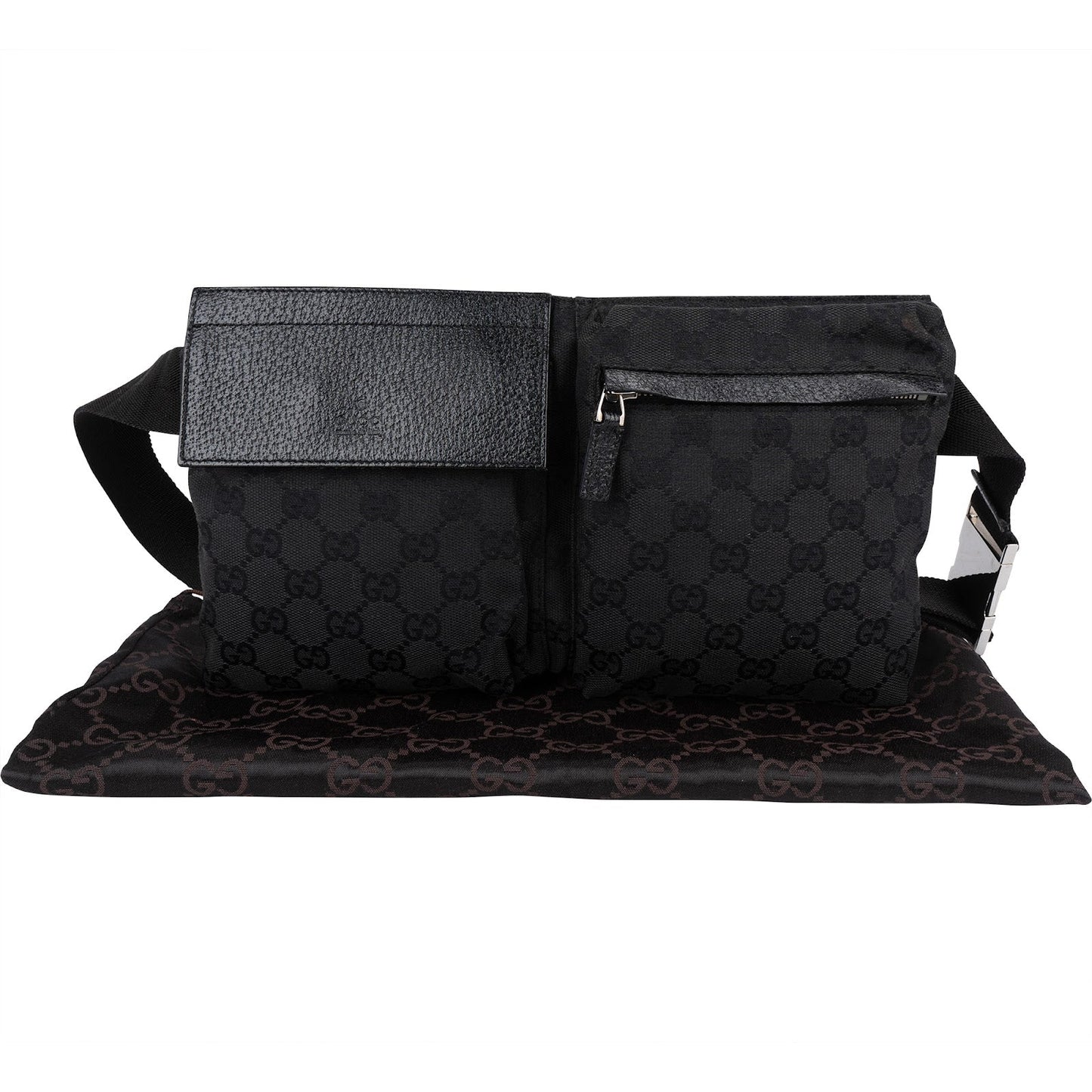 Gucci Monogram GG Belt Crossbody Bag
