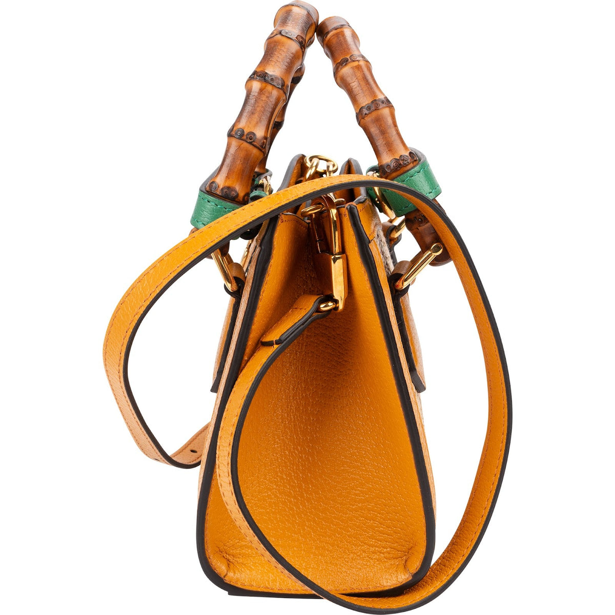 Gucci Diana Mini Tote aus Bast (limitiert) – Ansicht 6
