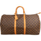 Louis Vuitton Monogram Canvas Keepall 55 Travel Bag