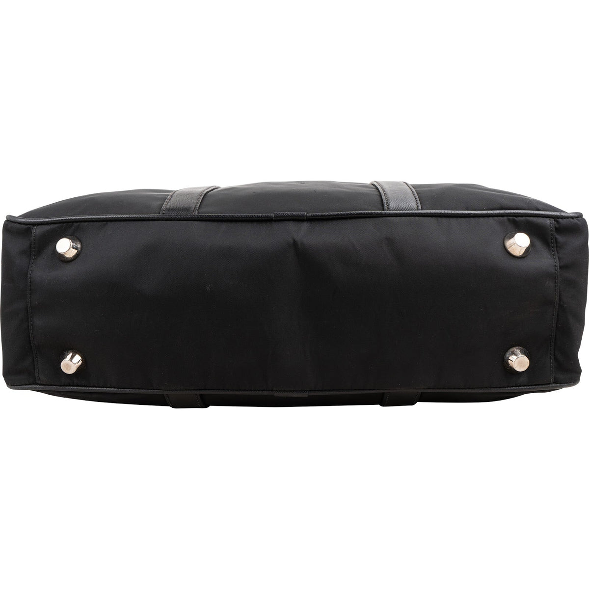Prada Tessuto Saffiano Leather Triangle Briefcase Handbag