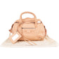 Balenciaga Pink Leather Mini City Handbag